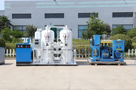 Psa Oxygen Plant Supply 99% Oxygen Gas and Oxygen Cylinder Filling Station 