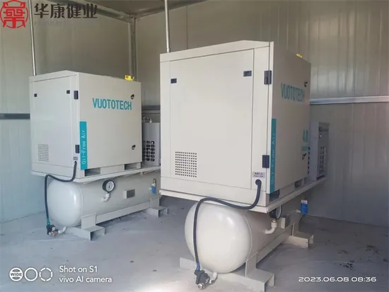 Oil Free Scroll Air Compressor, Medical Compressed Air System, Positive Pressure Equipment 