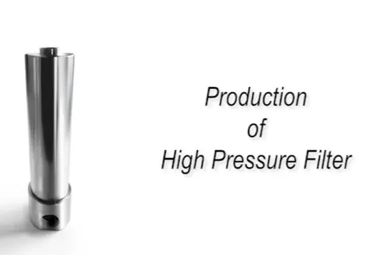 30bar Ss Coalescing Particulate Compressed Air Filtration for Mine Equipment 