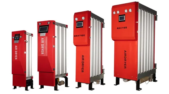 Free Maintenance for Three Years Drying Equipment Compressed Air Outlet Temperature Below 45 º C 
